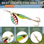 10pc Trout Fishing Lure Kit with Tackle Box