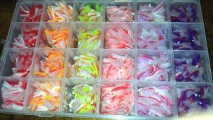 Glow-in-the-Dark Flies for Trout Fishing - 6 Colors