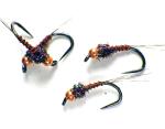 KGB Tungsten Chocolate Nymphs for Trout Fishing