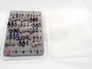 Tungsten Trout Jig Set with 55 Assorted Jigs