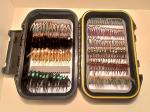 Spring Nymph Fly Box with 142 Trout & Steelhead Lures