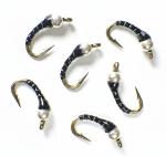 Zebra Midge Tungsten Nymphs for Trout Fishing