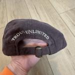 Trout Unlimited Chocolate Brown Fishing Baseball Hat