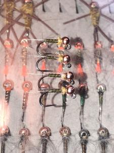 4 Thread Frenchie Euro Nymphing Flies - Olive 18