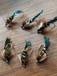 Custom Tied Size 16 Zug Bug Fishing Flies