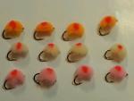 Glo Bug Egg Patterns - 12 Size 10 Flies
