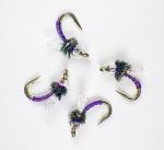 Purple Manhattan Midge Nymph Emergers - Trout Flies