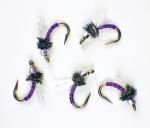 Purple Manhattan Midge Nymph Emergers - Trout Flies