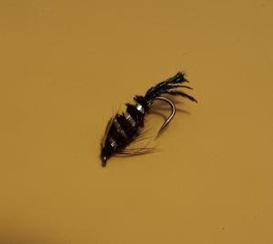 Size 12 Unweighted Zug Bug Fly - 1 Dozen