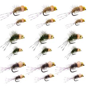 18 Piece Pink Squirrel Fly Fishing Set