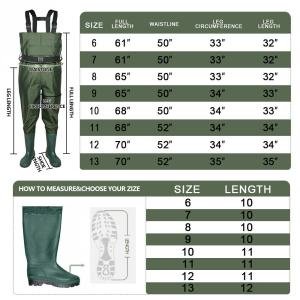 Waterproof Bootfoot Chest Waders for Fishing