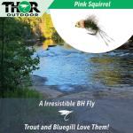 18 Piece Pink Squirrel Fly Fishing Set