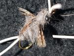 CALLIBAETIS NYMPH GRAY SIZE 12 FLY FISHING FLIES
