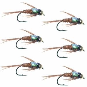 Flash Back Pheasant Tail Nymph Flies - Size 18