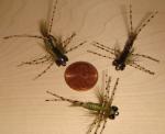 Olive Stick-em-Up Carp Nymph Flies - Size #4