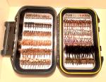 Spring Fly Box with 163 Nymphs and Dries