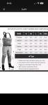 OXYVAN Waterproof Lightweight Chest Waders Size M