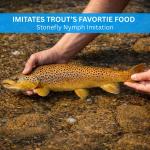 Black & Yellow Stonefly Nymphs Size 14, 12-Pack