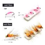 64-Piece Fly Fishing Kit for Trout and Bass