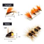 64-Piece Fly Fishing Kit for Trout and Bass