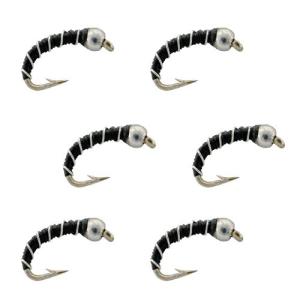 Bead Head Zebra Midge Nymph for Trout Fishing