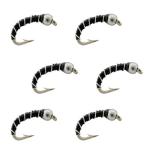 Bead Head Zebra Midge Nymph for Trout Fishing