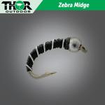 Bead Head Zebra Midge Nymph for Trout Fishing