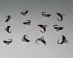 12 Biot Midge Emerger Nymph Flies