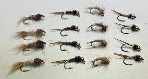 16 Nymphs Trout Fly Assortment Pack