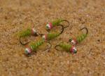 Tungsten Olive Walt's Sexy Worm Jig Flies