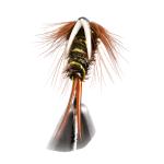 12 Prince Nymph Fishing Flies with Mustad Hooks