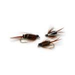 12 Prince Nymph Fishing Flies with Mustad Hooks