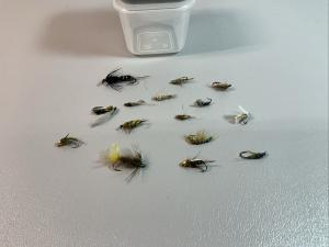 Trout Nymph Fly Assortment - 15 Varies Sizes