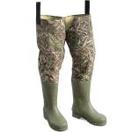 Foxelli Waterproof Camo Hip Waders for Trout Fishing