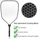 GOODCAT Fly Fishing Landing Net - Rubber Mesh Trout