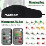 Lightweight 4-Piece Graphite Fly Fishing Combo with Carrier