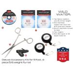 Wild Water Deluxe Fly Fishing Combo Kit, 5/6 Weight