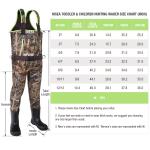 HISEA Kids Insulated Neoprene Fishing Waders