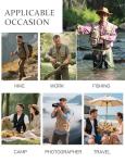 Fly Fishing Vest with Pockets for Men outdoors