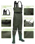 HISEA Kids Waterproof Bootfoot Fishing Waders