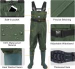 Waterproof Bootfoot Chest Waders for Fishing