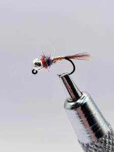 Rainbow Warrior Tungsten Nymph Flies Size 14