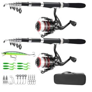 Trout Fishing Combo Set: Telescopic Rods & Spinning Reels