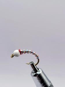 Rainbow Warrior Bead Head Nymph Trout Flies 6 Pack