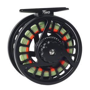 Maxcatch Tino Fly Reel Combo, 5/6wt (Black)
