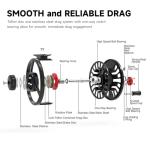 Maxcatch Tino Fly Reel Combo, 5/6wt (Black)