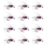 Purple Duracell Nymphs 12-Pack Size 16