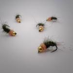 Pink Squirrel BH Nymph Fly Fishing Flies Set