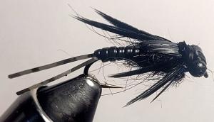 Bug Eyed Black Stonefly Nymphs Size 8 (3 Pack)