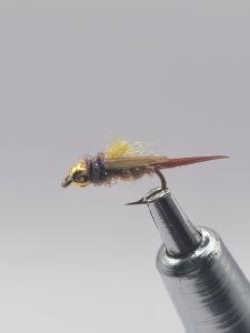 Size 16 Yellow Wing Bead Head Prince Nymph